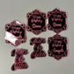 Mirror Engraved Cupcake Toppers