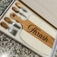 Acacia Wood & Marble Charcuterie/Cutting Board Set