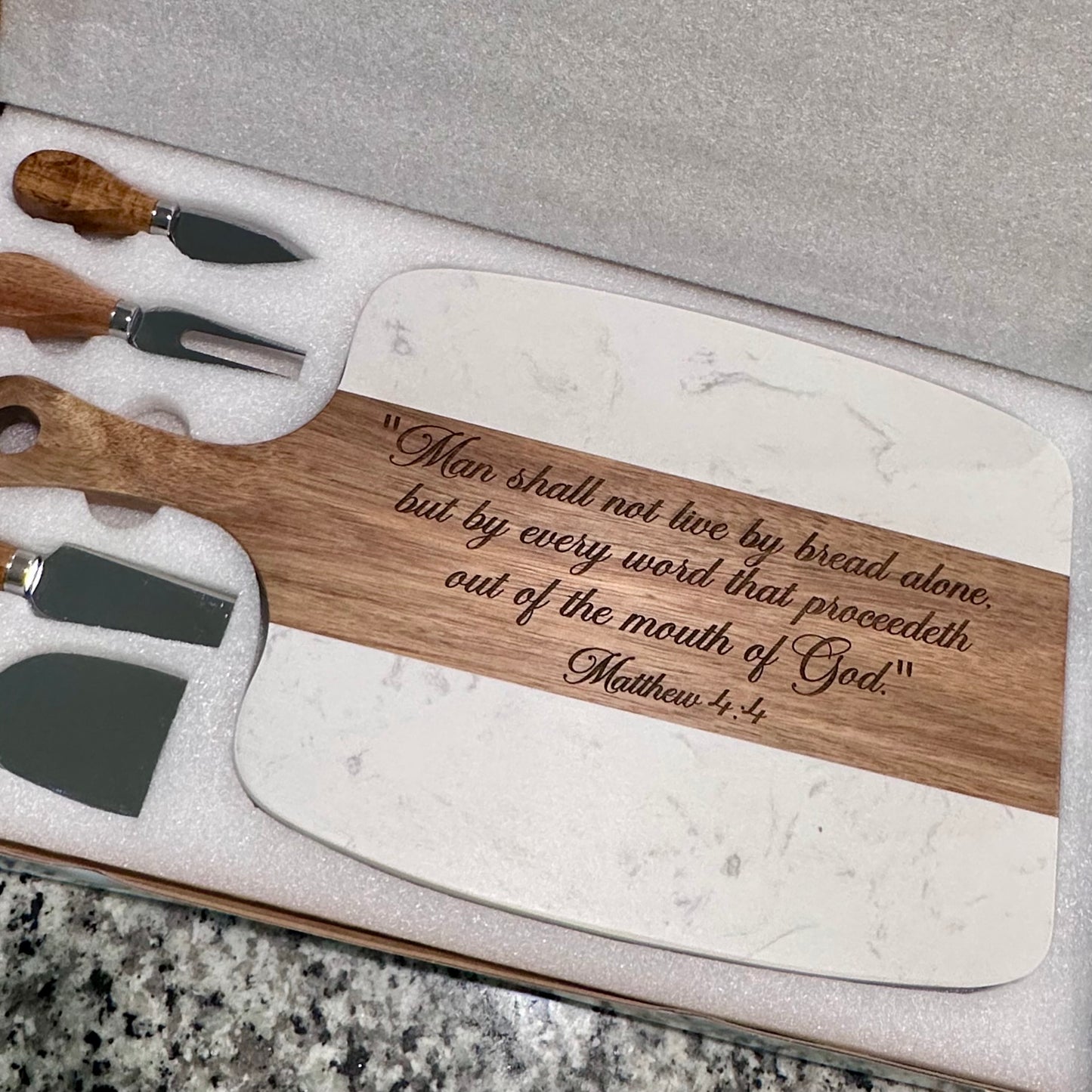 Biblical Cutting Board Set