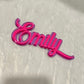 Double Layered Name Cake Charms