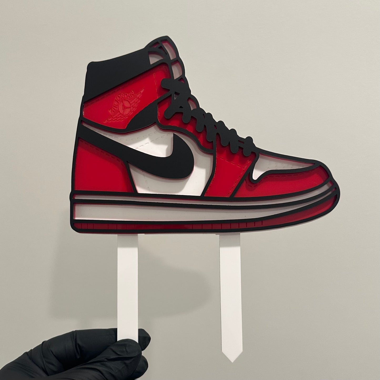 Jordan Air 1 Inspired Cake Topper