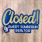 Personalized Realtor Closing Sign | Sold by Realtor Sign | Custom Closing Photo Prop | Real Estate Closing Gift Sign | Realtor Branding Sign