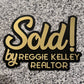 Personalized Sold Realtor Sign | Custom Realtor Closing Sign | Sold By Realtor Sign | Real Estate Closing Photo Prop | Realtor Marketing Signs
