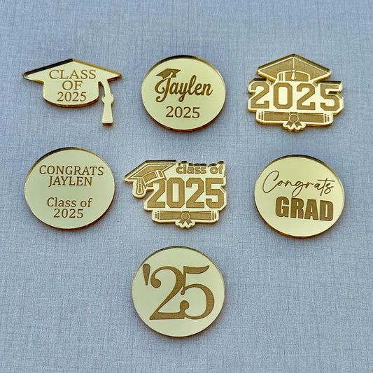 2025 Graduation Cupcake Toppers