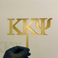 Greek Letters Cake Toppers