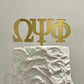 Greek Letters Cake Toppers