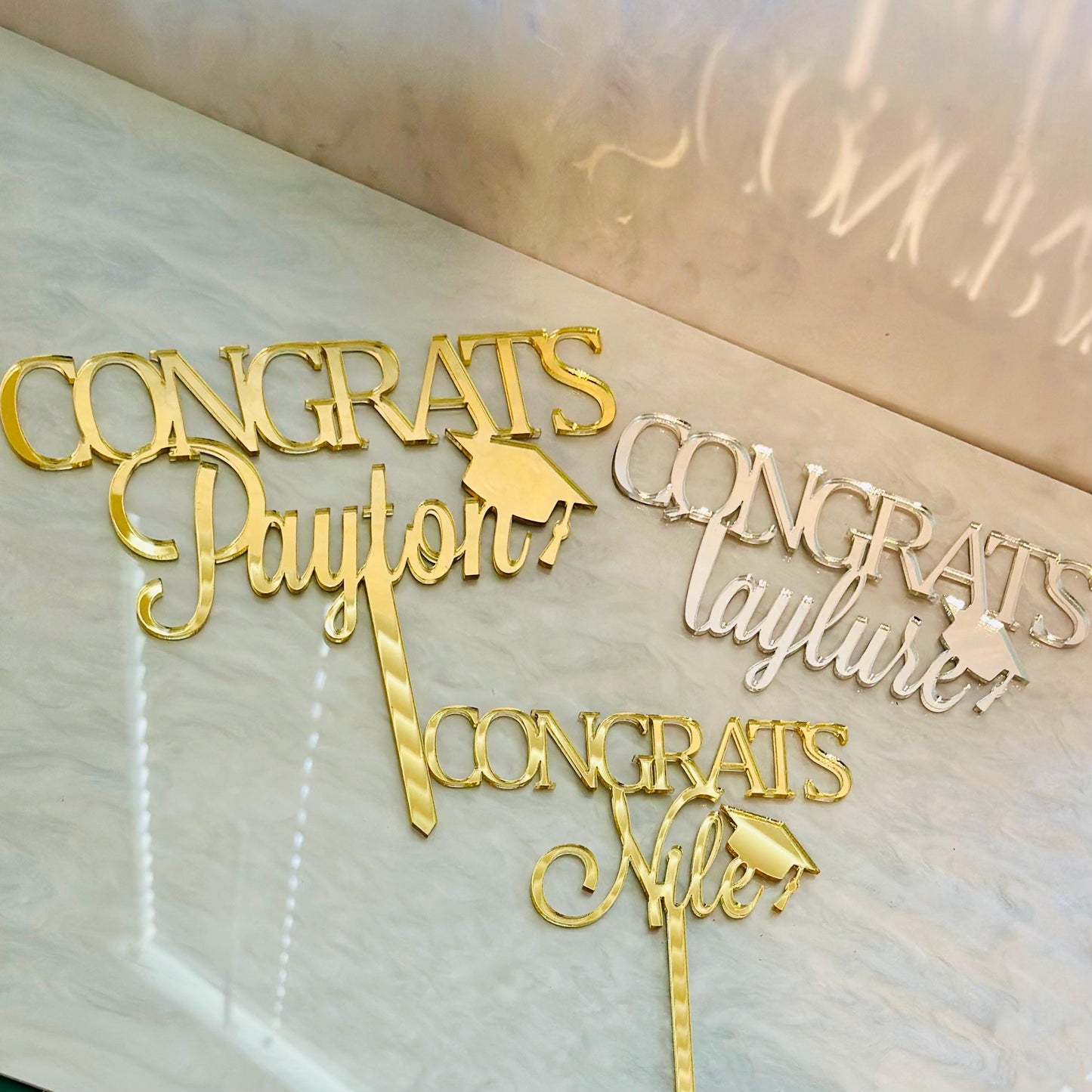 Graduation Cake Charm & Topper