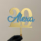 Age & Name Cake Topper