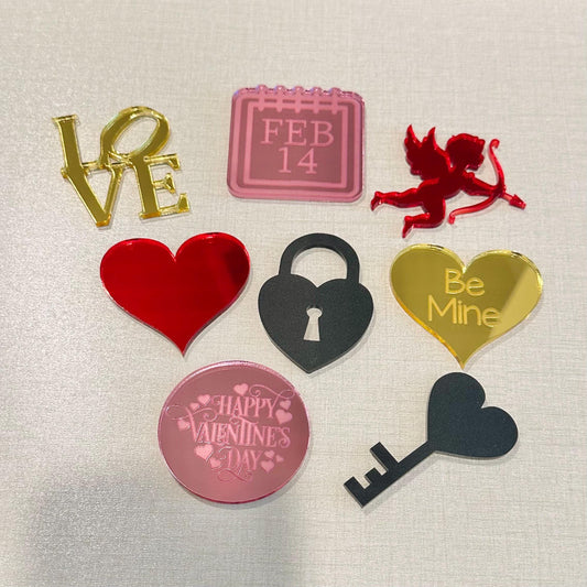 Valentine's Day Cupcake Toppers