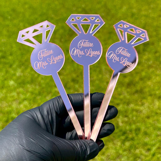 Bridal Shower Drink Stirrers