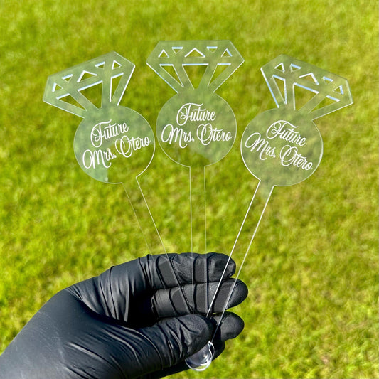 Bridal Shower Drink Stirrers
