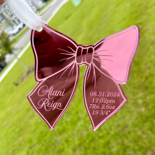 Newborn Girl Christmas Ornaments