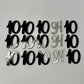 1” Treat Topper Numbers