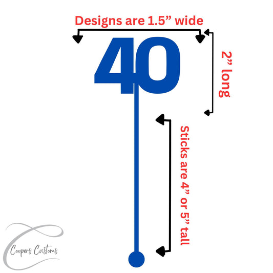 Age Drink Stirrers