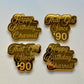 Mirror Engraved Cupcake Toppers
