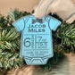 Newborn Boy Onesie Christmas Ornament