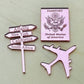 Travel Theme Cupcake Treat Toppers