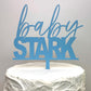 Baby Shower Name Cake Topper