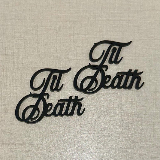 Til Death Cupcake Toppers
