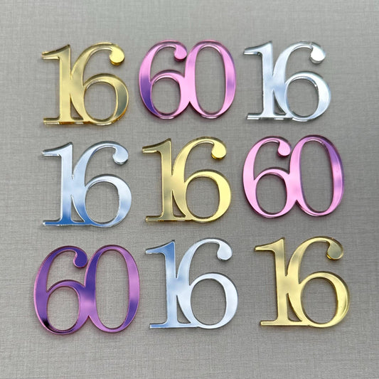 Age Cupcake Toppers