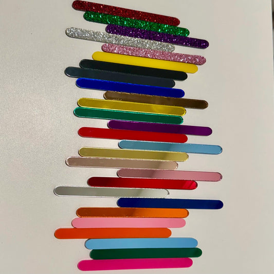 Acrylic Popsicle Treat Sticks