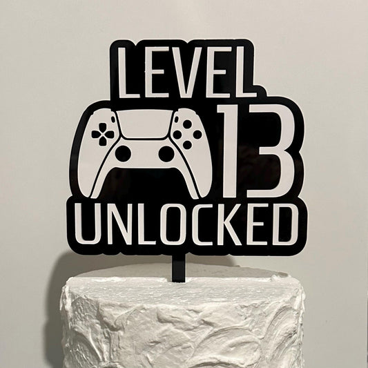 PlayStation Inspired Cake Topper