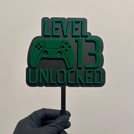 PlayStation Inspired Cake Topper