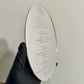 Acrylic Dinner Menus (Oval)