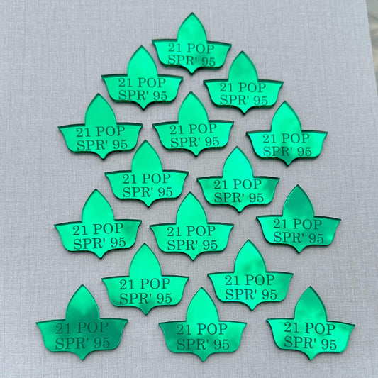 AKA Inspired Custom Engraved Cupcake Toppers