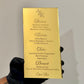 Acrylic Dinner Menus (Rectangle)