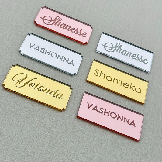 Acrylic Nameplates Cards