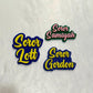 Greek D9 Inspired Name Pins