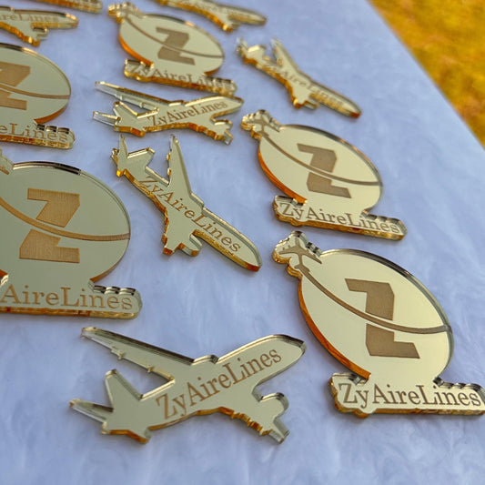 Travel Airline Theme Treat Toppers