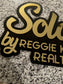 Personalized Sold Realtor Sign | Custom Realtor Closing Sign | Sold By Realtor Sign | Real Estate Closing Photo Prop | Realtor Marketing Signs